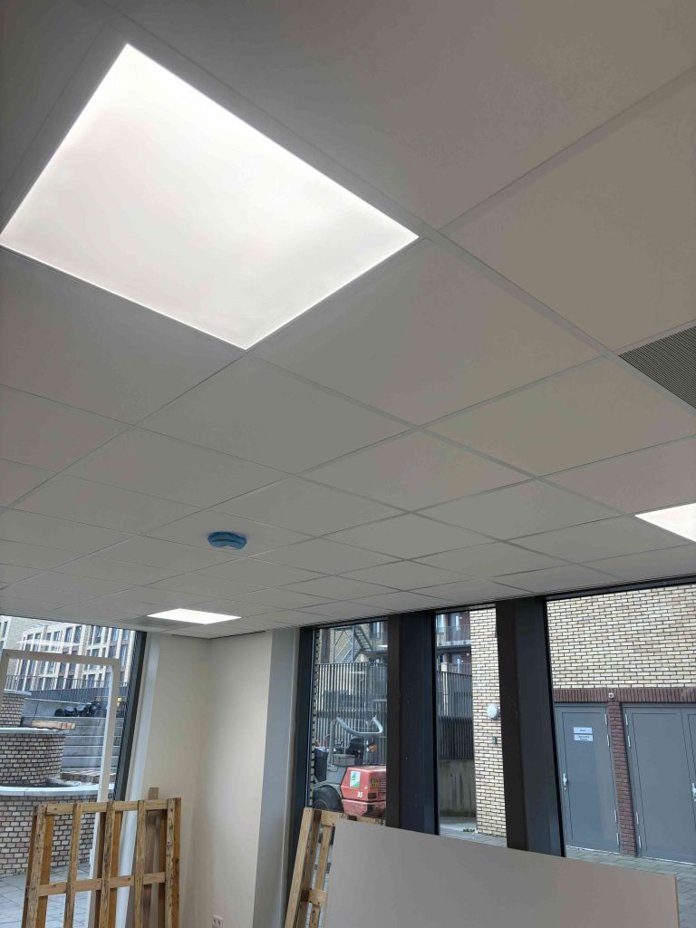 Systeemplafond verlichting