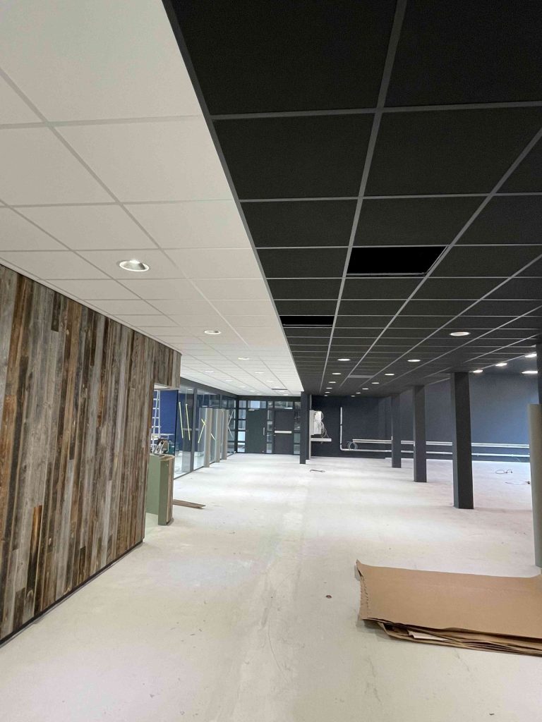 Systeemplafond zwart