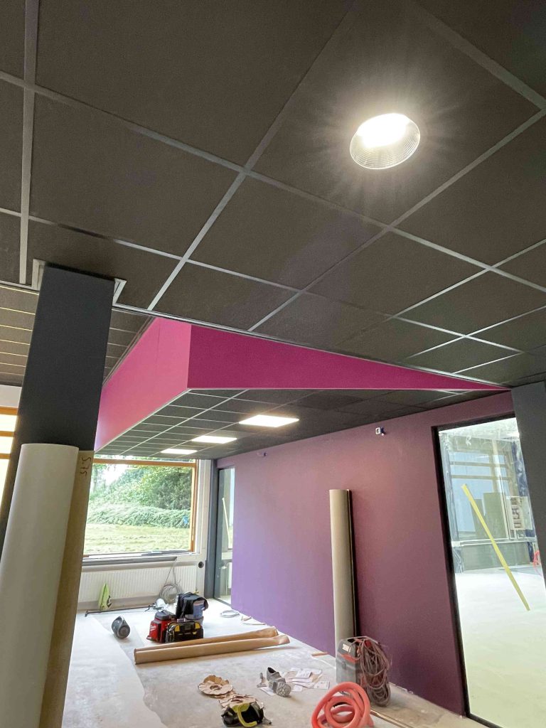 Systeemplafond verlichting