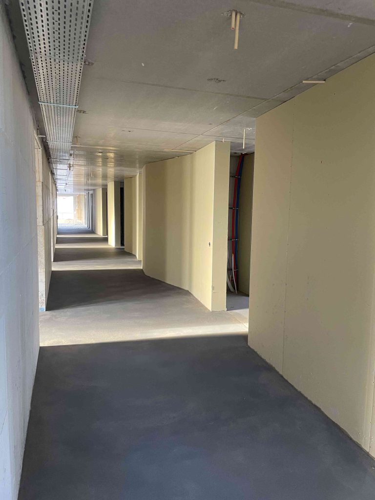 tussenwand plaatsen